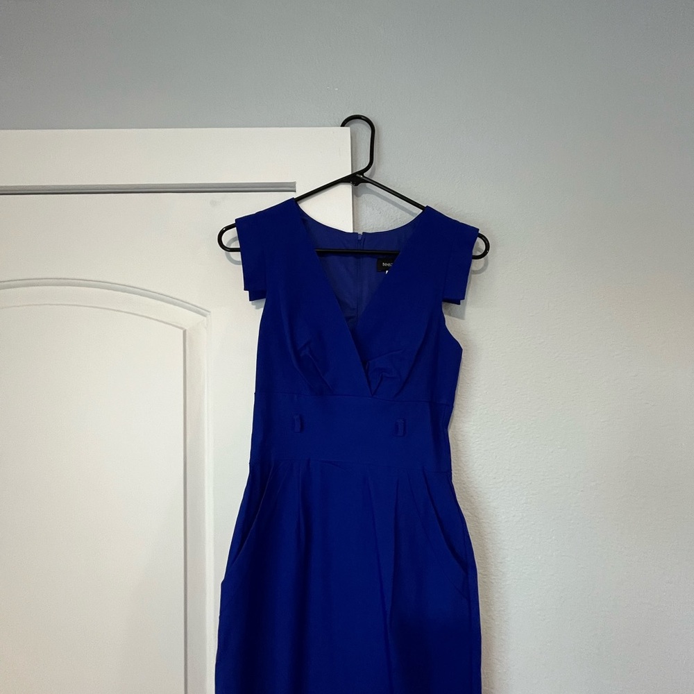 Teeze Me Royal Blue Midi Dress